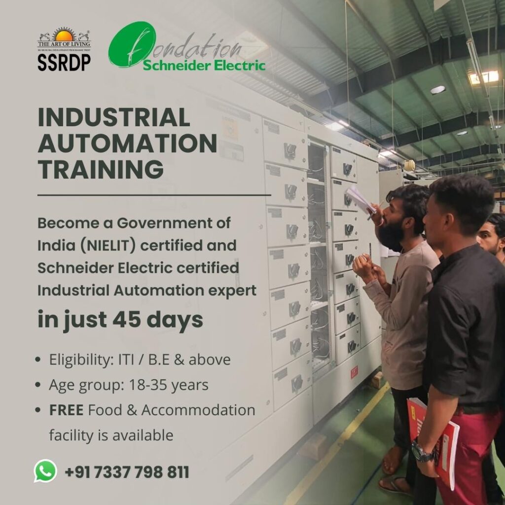 Industrial Automation Training, NIELIT Certification.