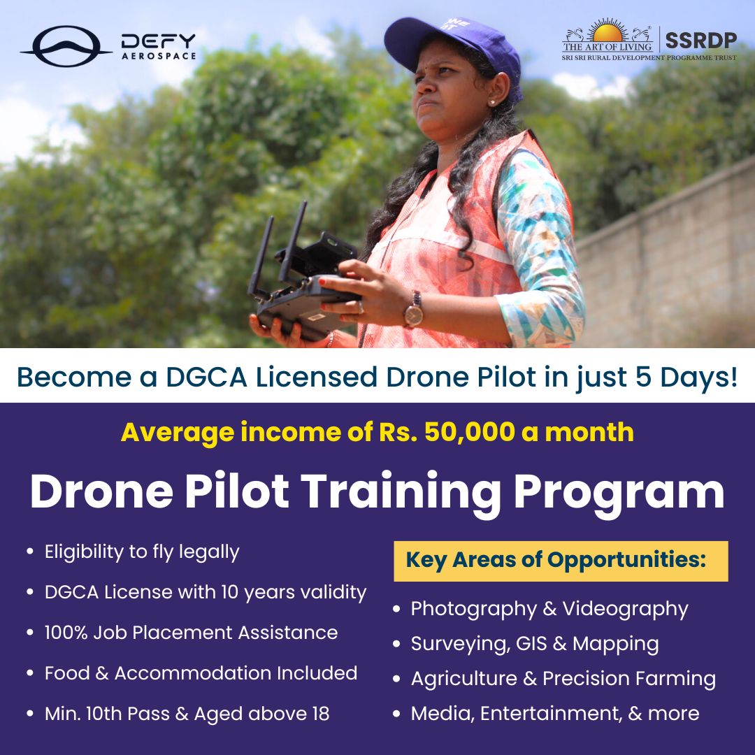 Drone Pilot Training; DGCA License