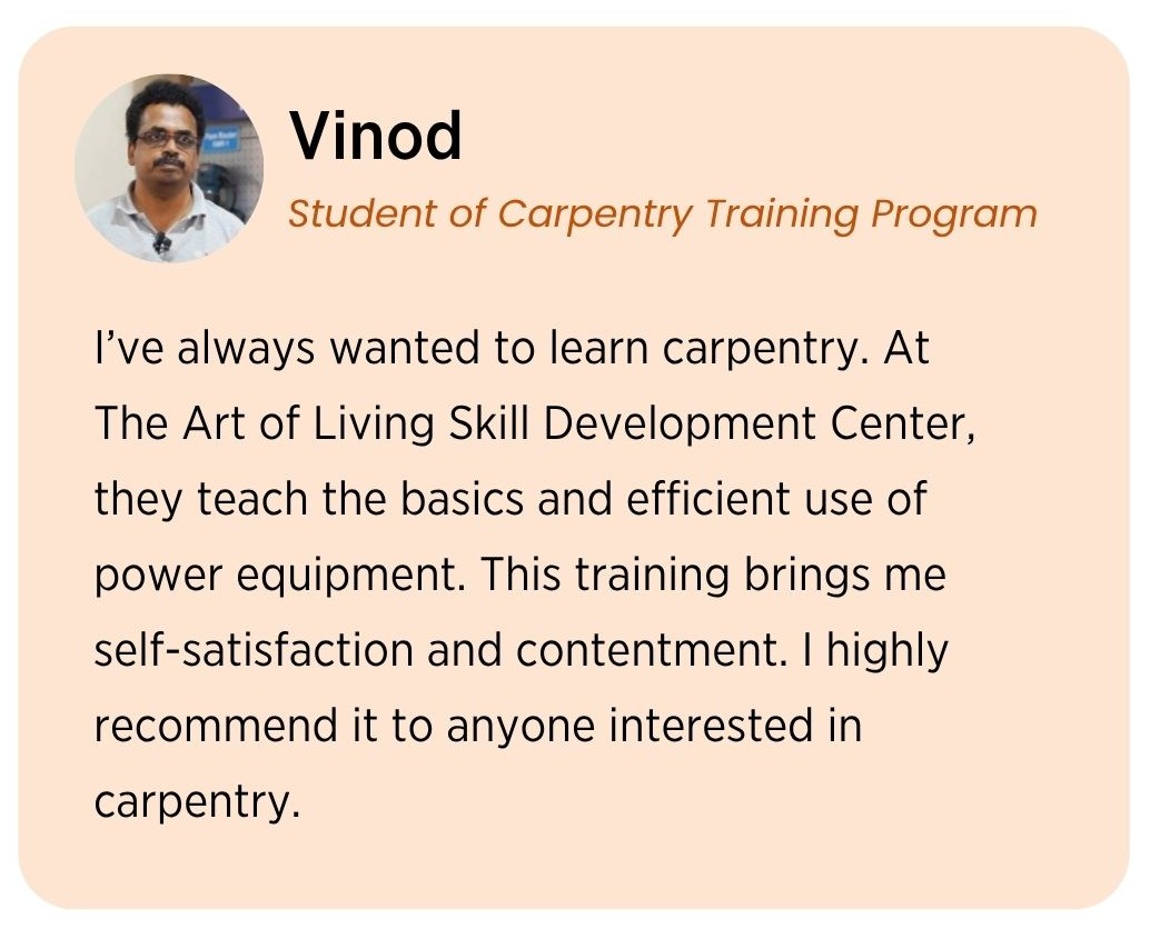 Testimonials - Vinod